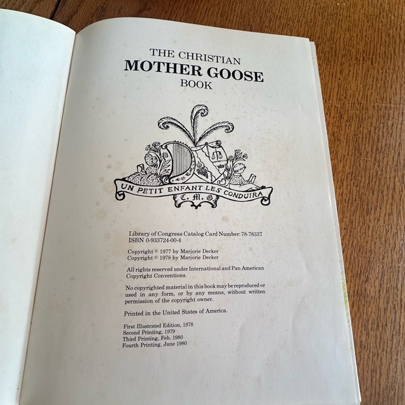 Hardback Book “The Christian Mother Goose Book” - Picture 4 of 13